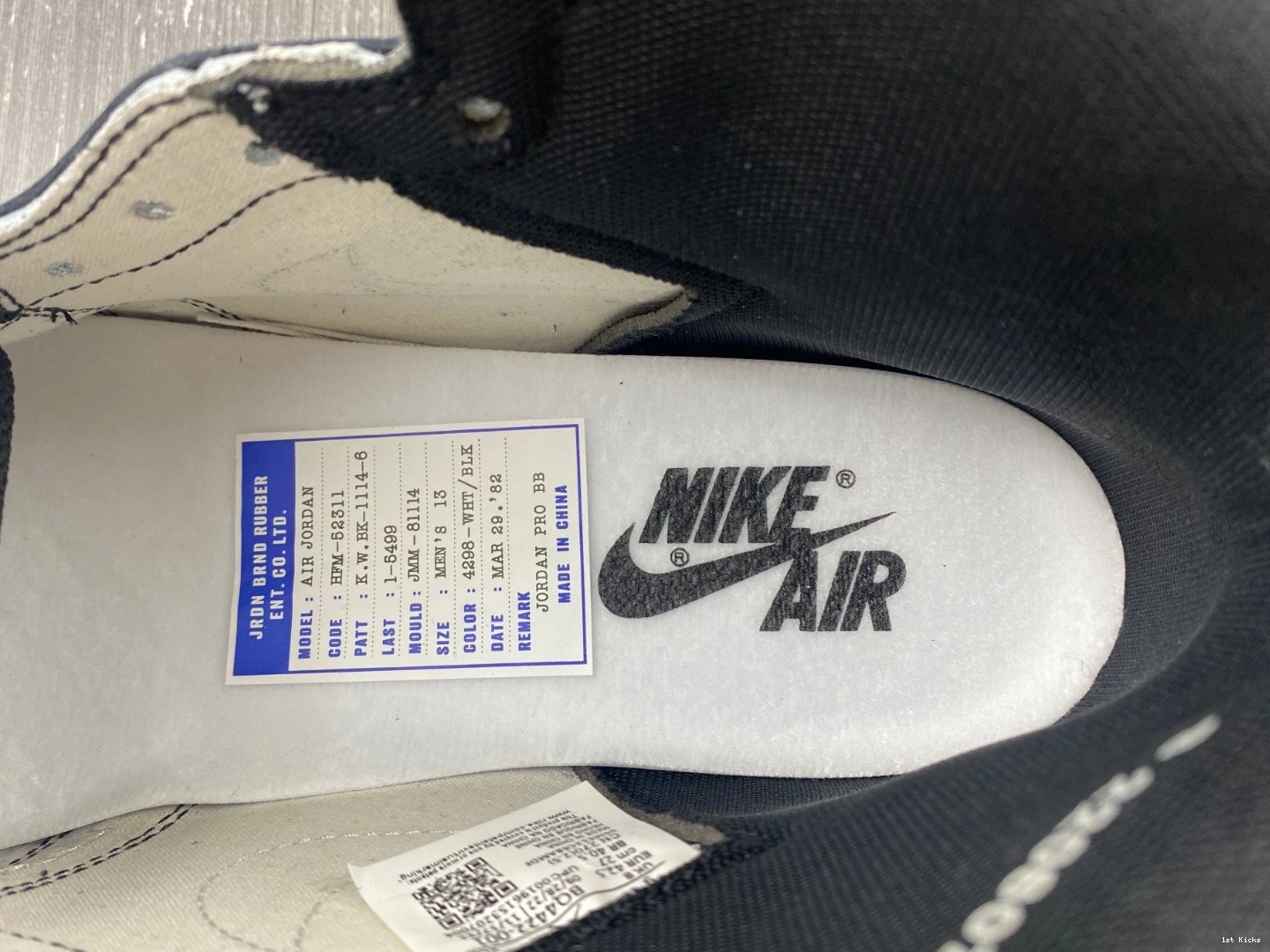 White Jordan High 85 (2023) 1 - Retro Black BQ4422-001 0424